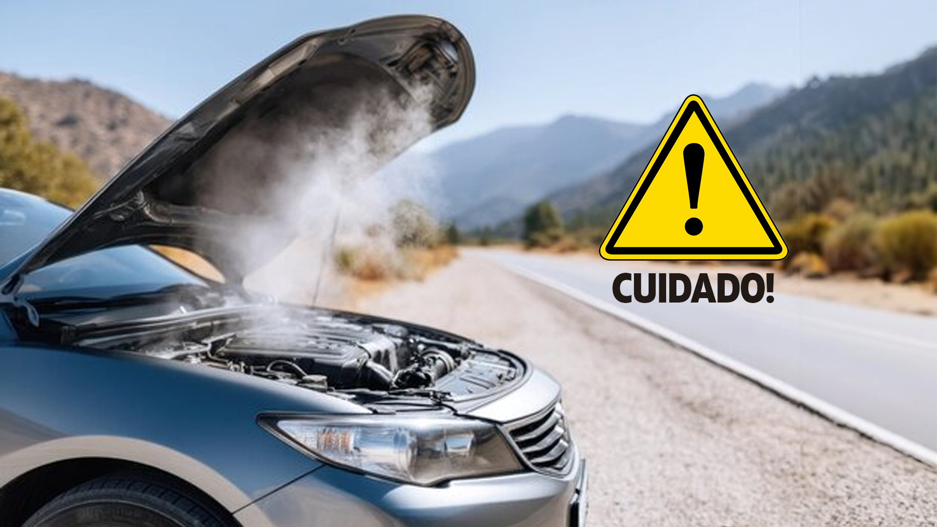 Cuidado ao manusear o sistema de arrefecimento aquecido e pressurizado